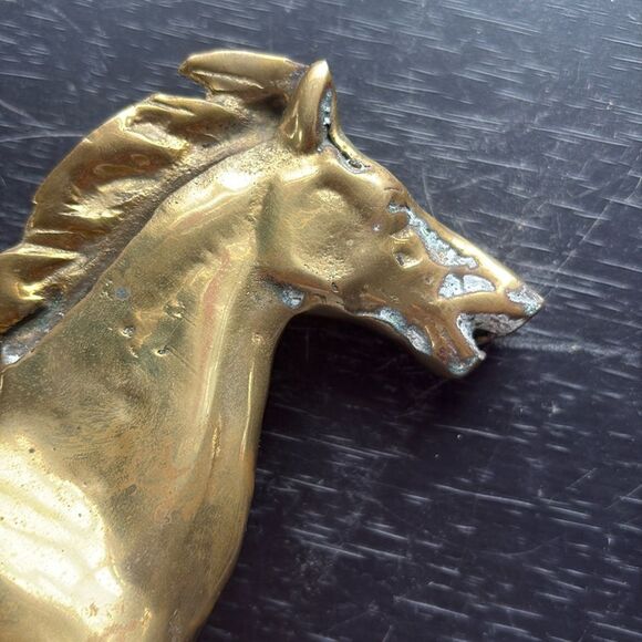 Vintage brass horse - Picture 6 of 8